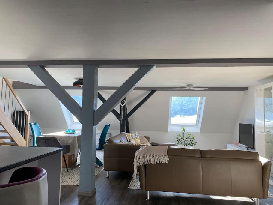 Loft Wohnung Mit Toller Aussicht Messstetten Екстериор снимка